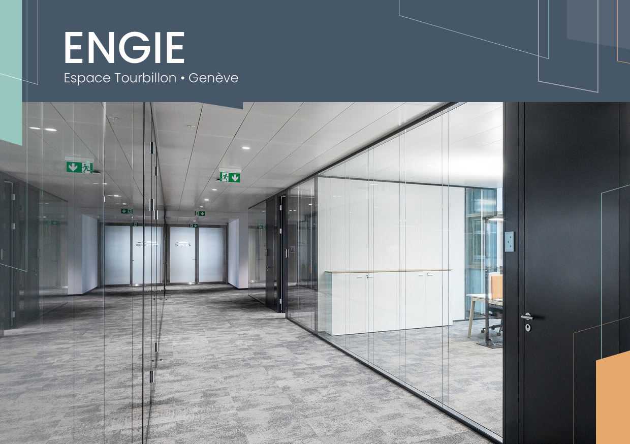 creation of agile workspaces through the use of modular partitions