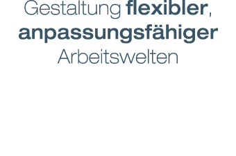 Gestaltung flexibler, anpassungsf higer Arbeitswelten